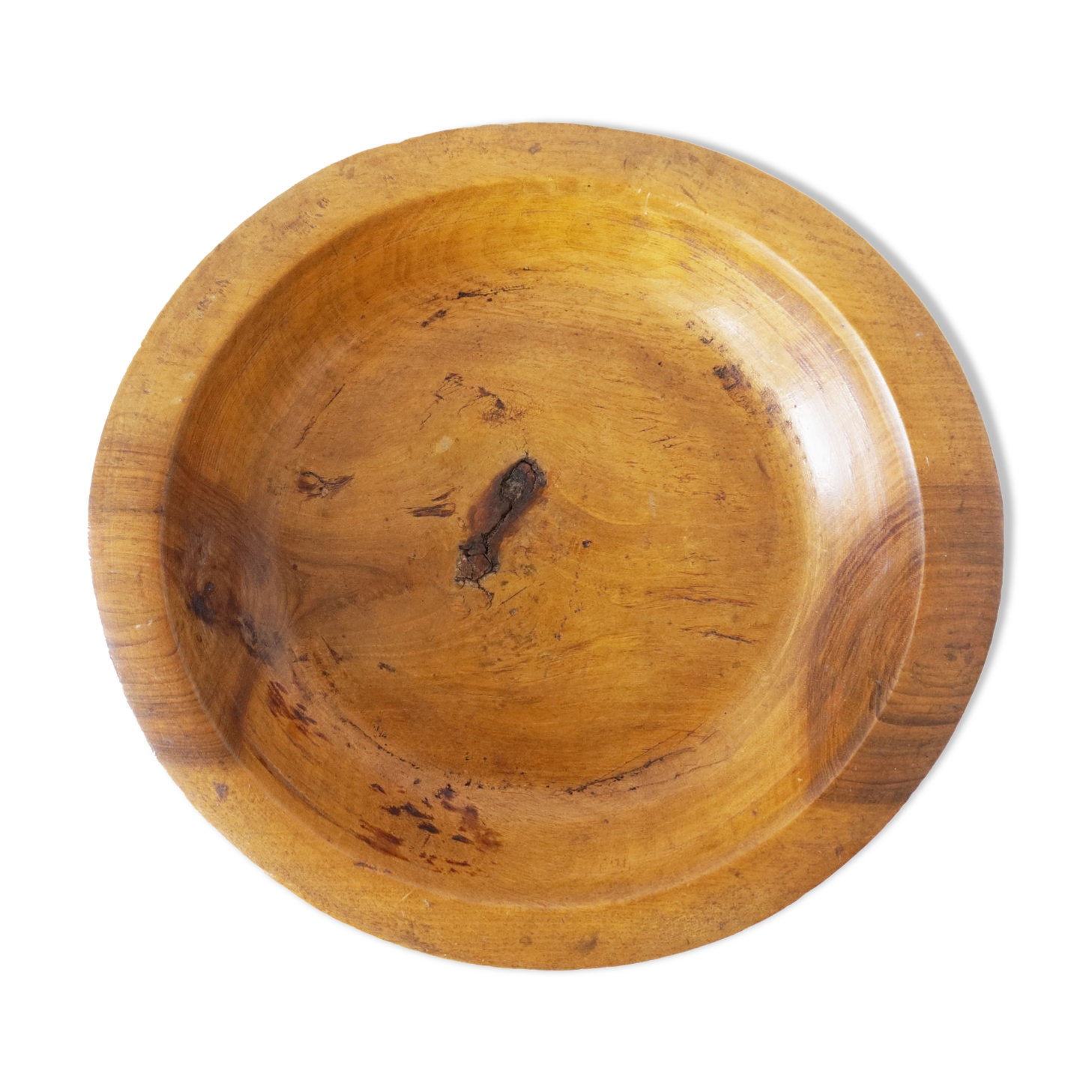 Brutalist solid wood dish