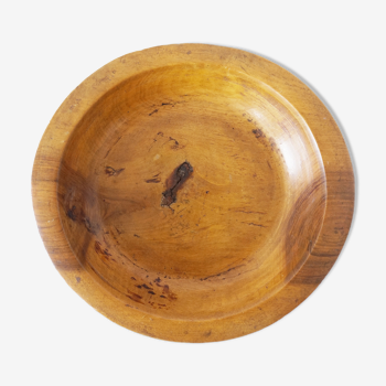 Brutalist solid wood dish