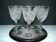 Baccarat juigne 6 crystal wine glasses - 14.5 cm
