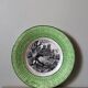 Vintage Sarreguemines Digoin France plate beaten with deer