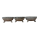 Set of 3 planters Demi-Chaudron, Willy Guhl, Switzerland - 1950/70