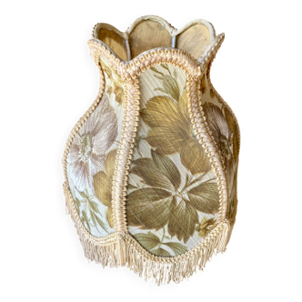 Abat jour tissu fleur bohème vintage