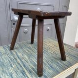 french farmer wooden stool stool farm fir wood vintage