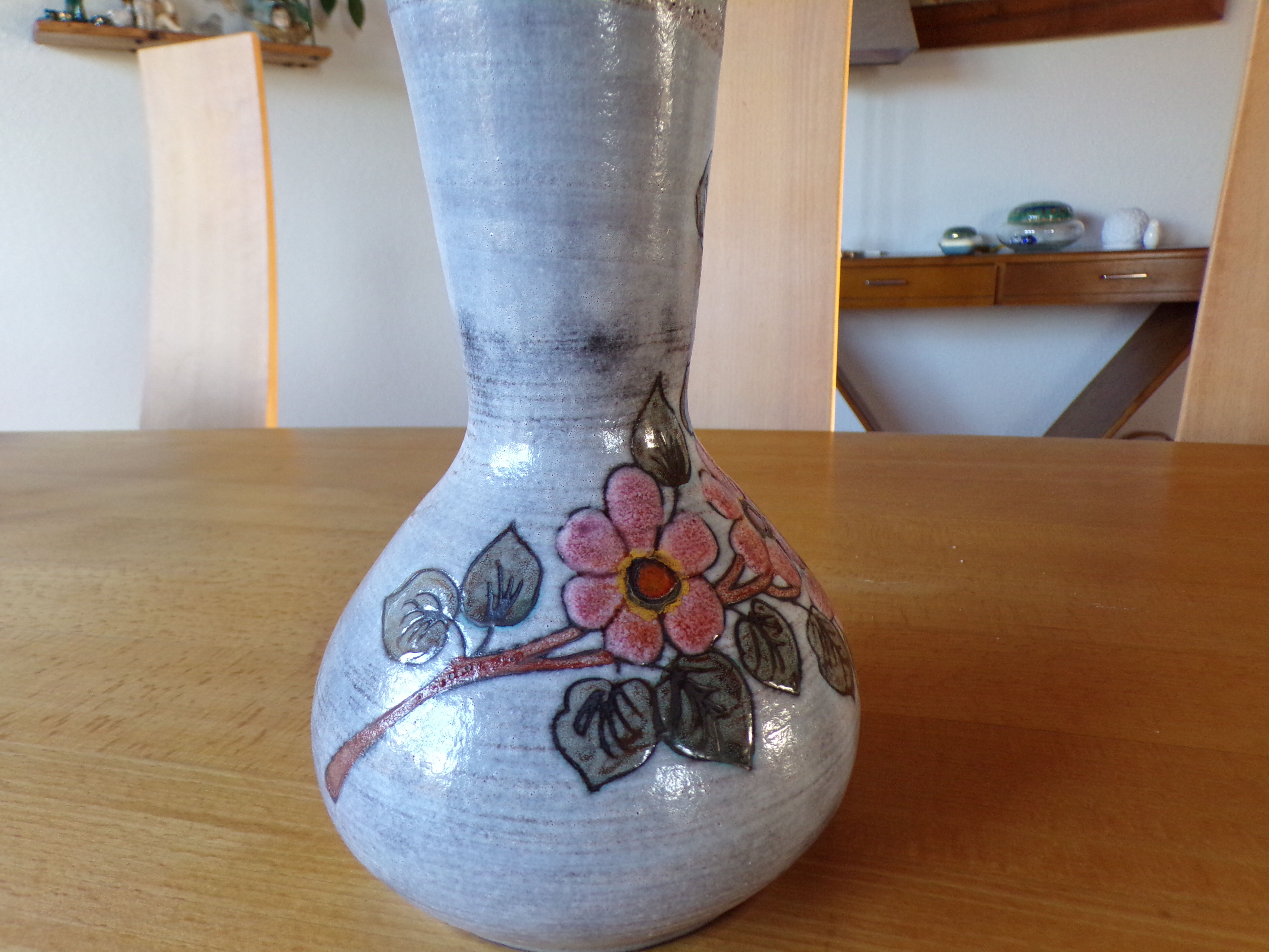 Vallauris vase signed Fonck and Mateo