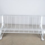 Metal garden bench René Malaval