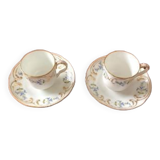 2 porcelain cups