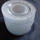 18 vintage pressed glass dessert plates