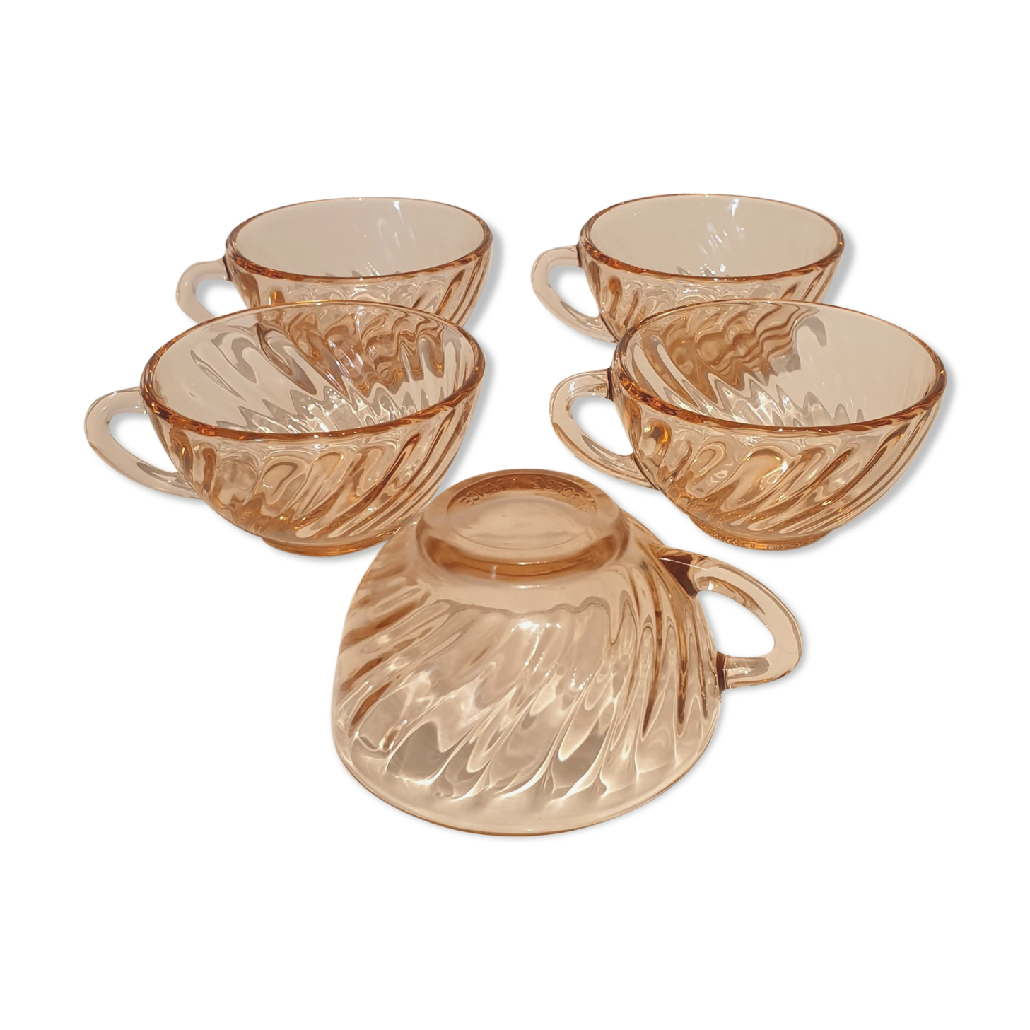 Set of cups arcoroc rosaline