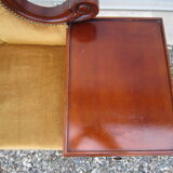 Vintage telephone furniture bench and tablet with 1 drawer