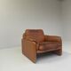 1960's Model DS-61 Cognac Leather Lounge Chair by 'De Sede' Switzerland