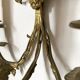 Applique XIXe style Napoléon III en bronze doré avec miroir biseauté