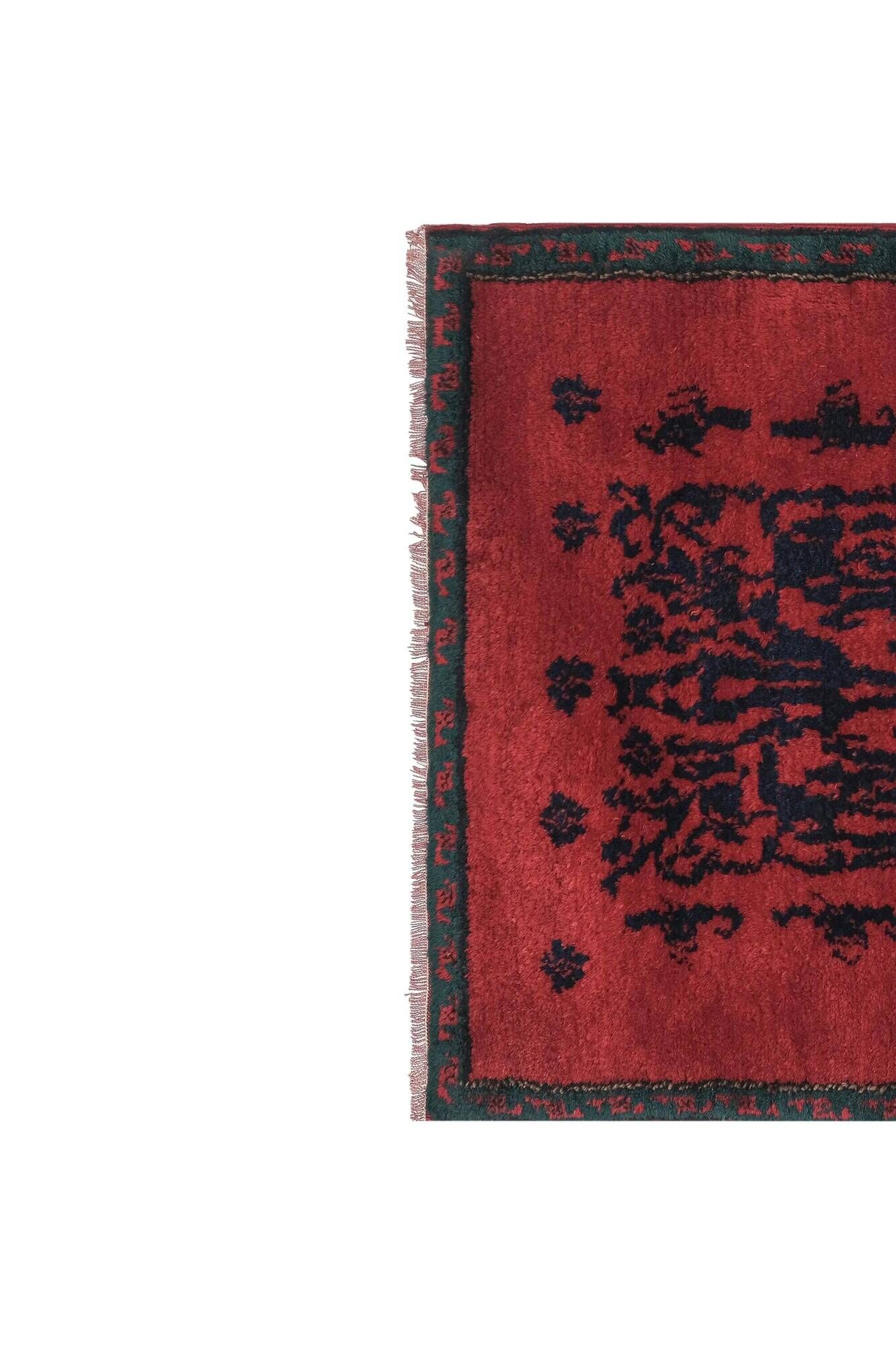 Vintage handmade Turkish rug 105x139 cm
