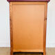 Chest of drawers with 5 drawers in black cherry.