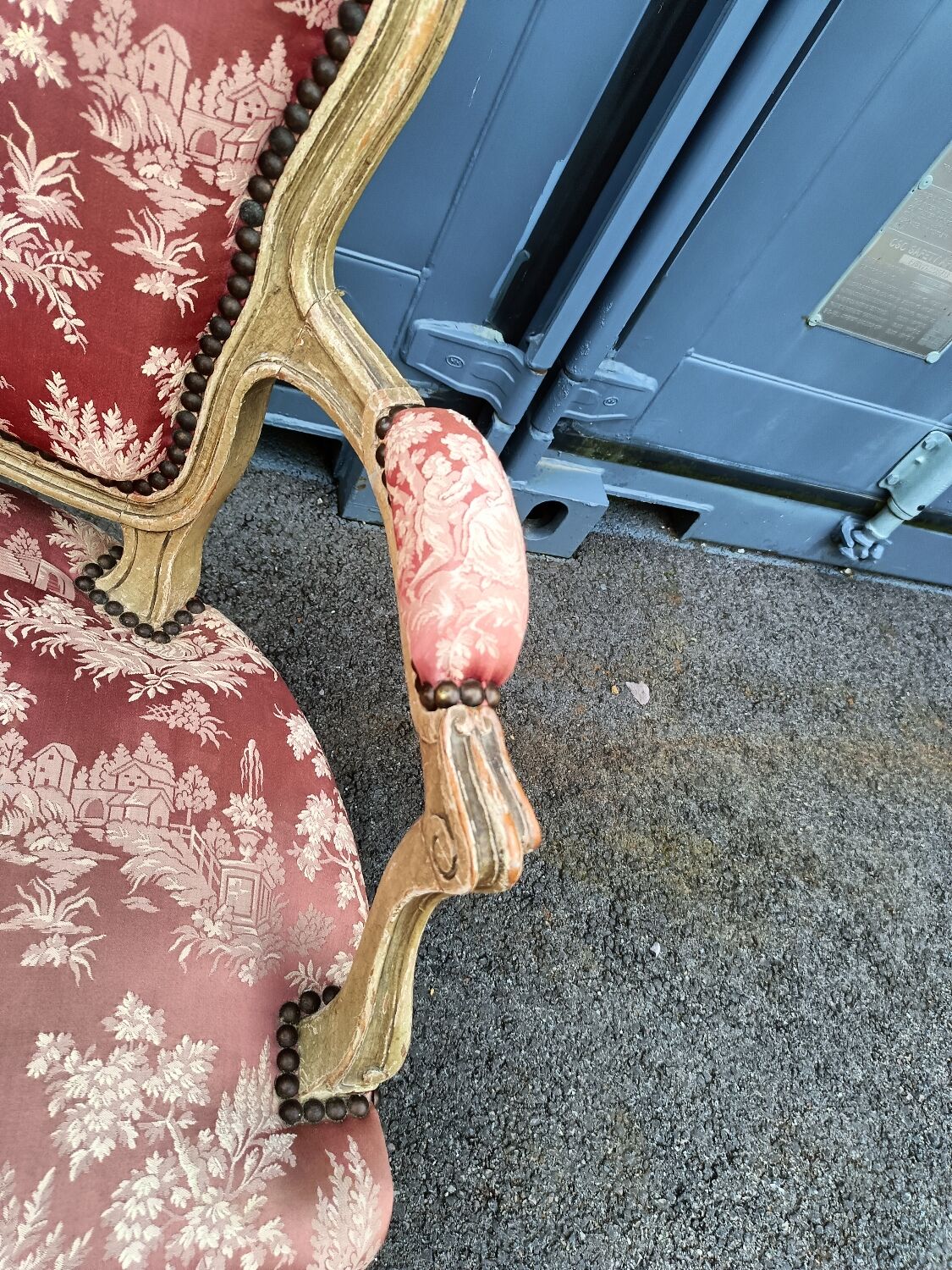Pair of antique armchairs Louis XV style