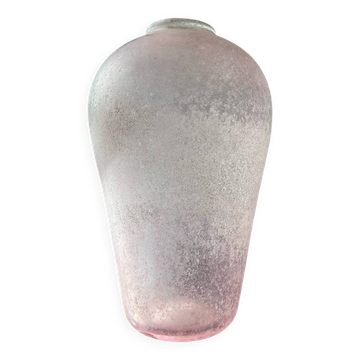 Vintage “Scavo” vase in glass paste