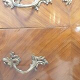 Louis XV style curved commode in rosewood