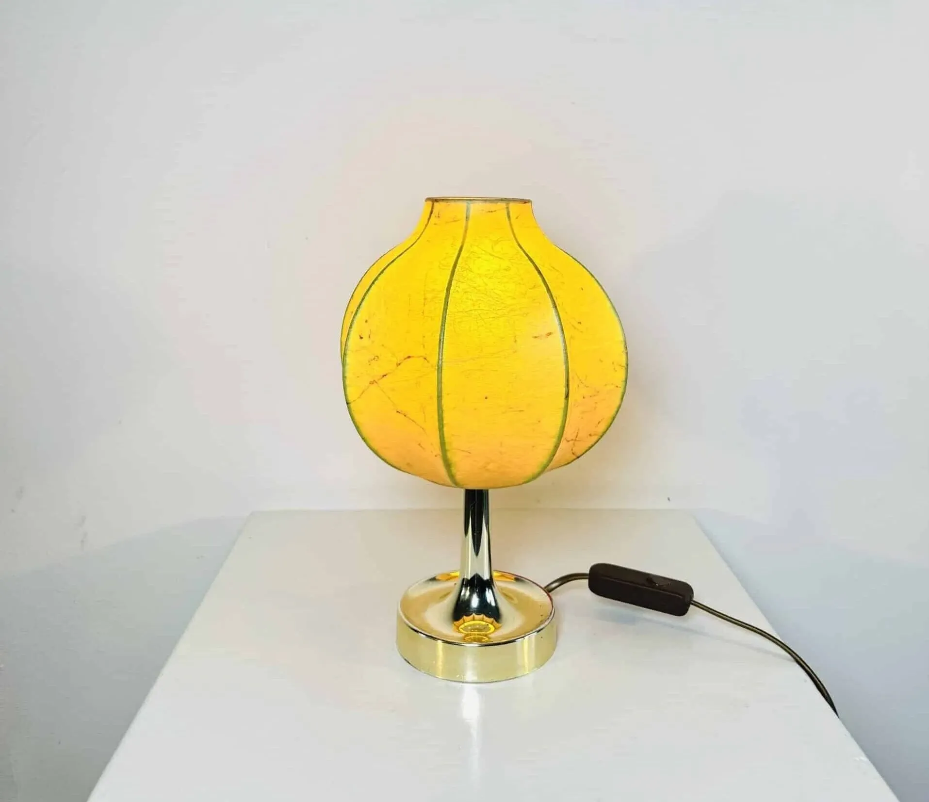 Cocoon Table Lamp By Friedel Wauer For Goldkant Leuchten, Germany, Circa 1960S/1970S