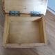 Jewelry box with wooden compartments