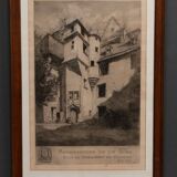 Gravure par René Pinard Archidiaconé de la Mée Nantes