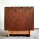 Minimalist rosewood sideboard, mid century modern, Germany 1960s 1970s