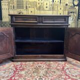 Louis XIV period hunting or wood paneling buffet
