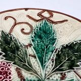 Plate on raspberry slushie compote base