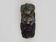 Old Mexican carved polychrome wooden mask. 1970s.