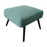 Blue vintage pouf