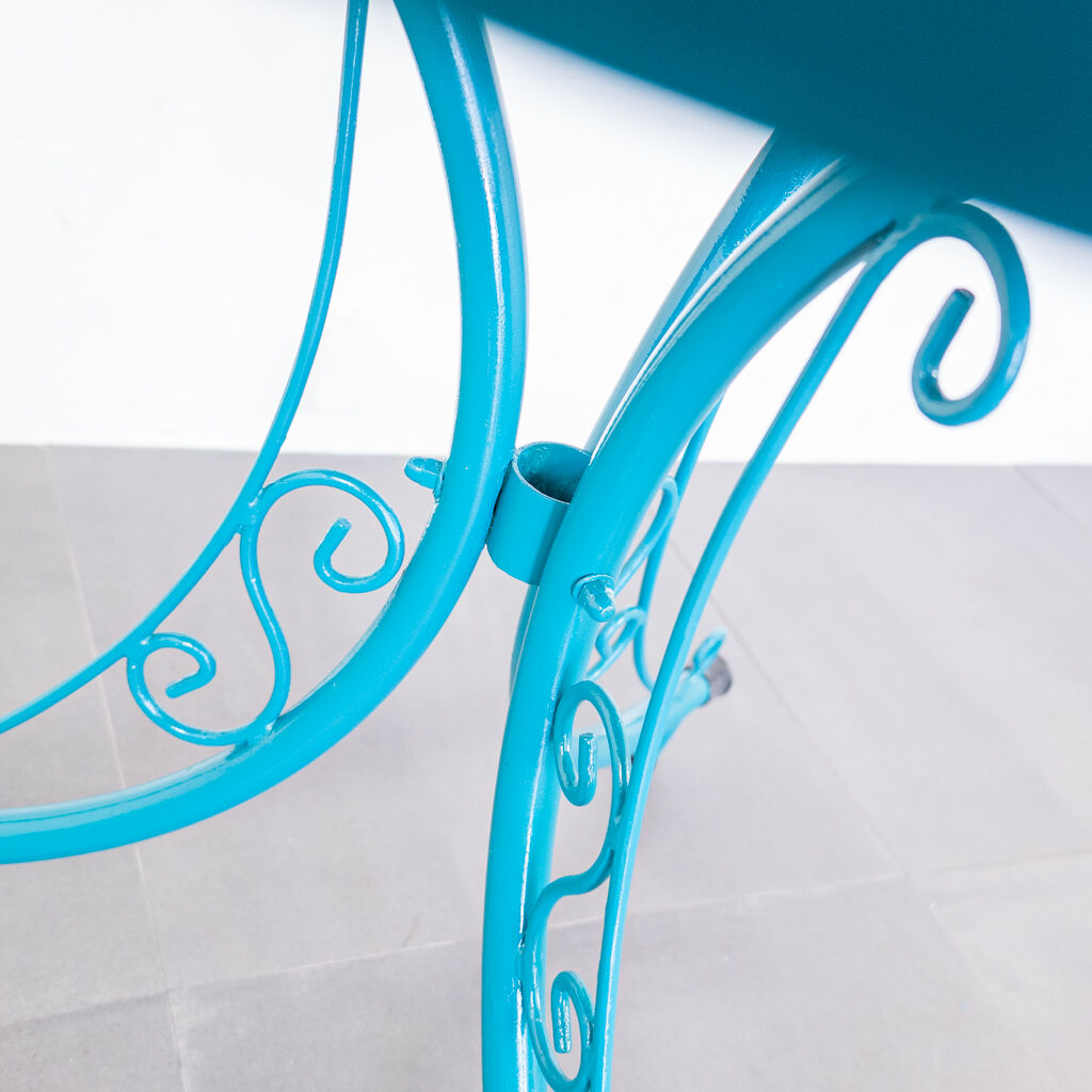 Tiffany iron garden table from the 1950s