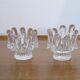 Pair of Scandinavian candle holders "Sun flower" by Goran warff 1960