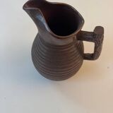 Large antique ceramic stoneware jug, glazed, 1950.