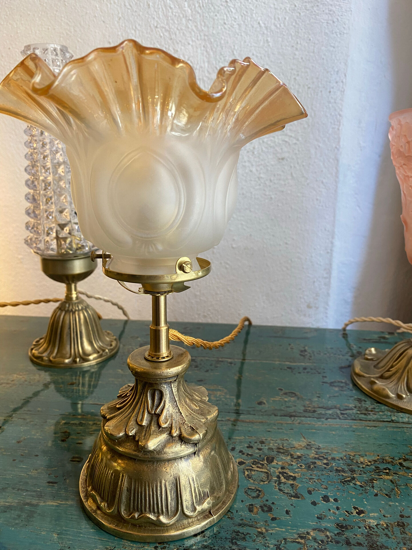 Upcycled lamp