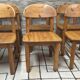 Set of 6 Rainer Daumiller chairs in solid pine – 1970s