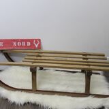 Wood sled old year