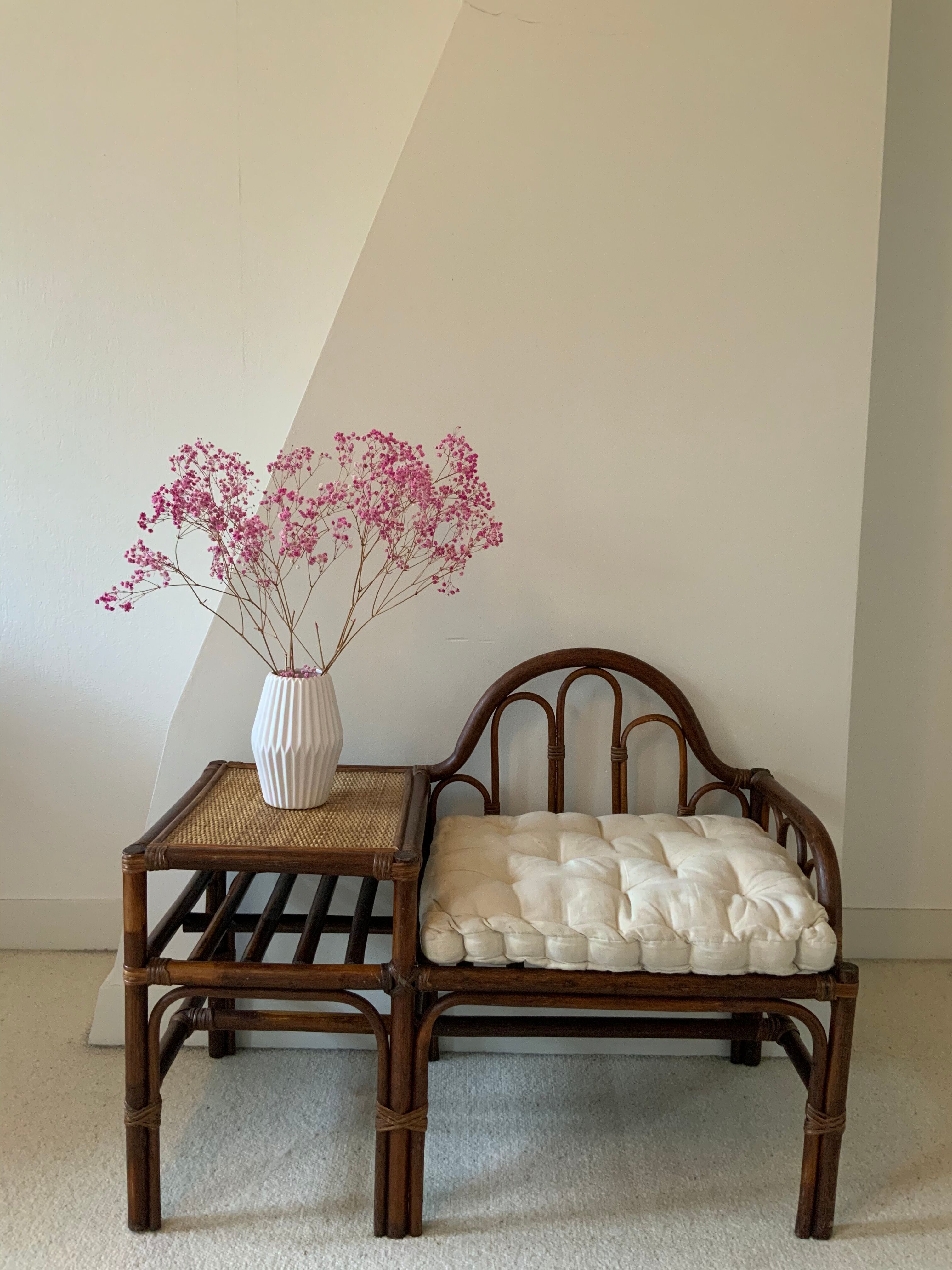 Rattan phone furniture
