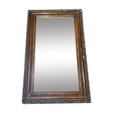 Rectangular wall mirror with wooden frame 47,5x29cm
