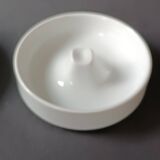Two white porcelain ashtrays by Arzberg by Jean Luce 1960.