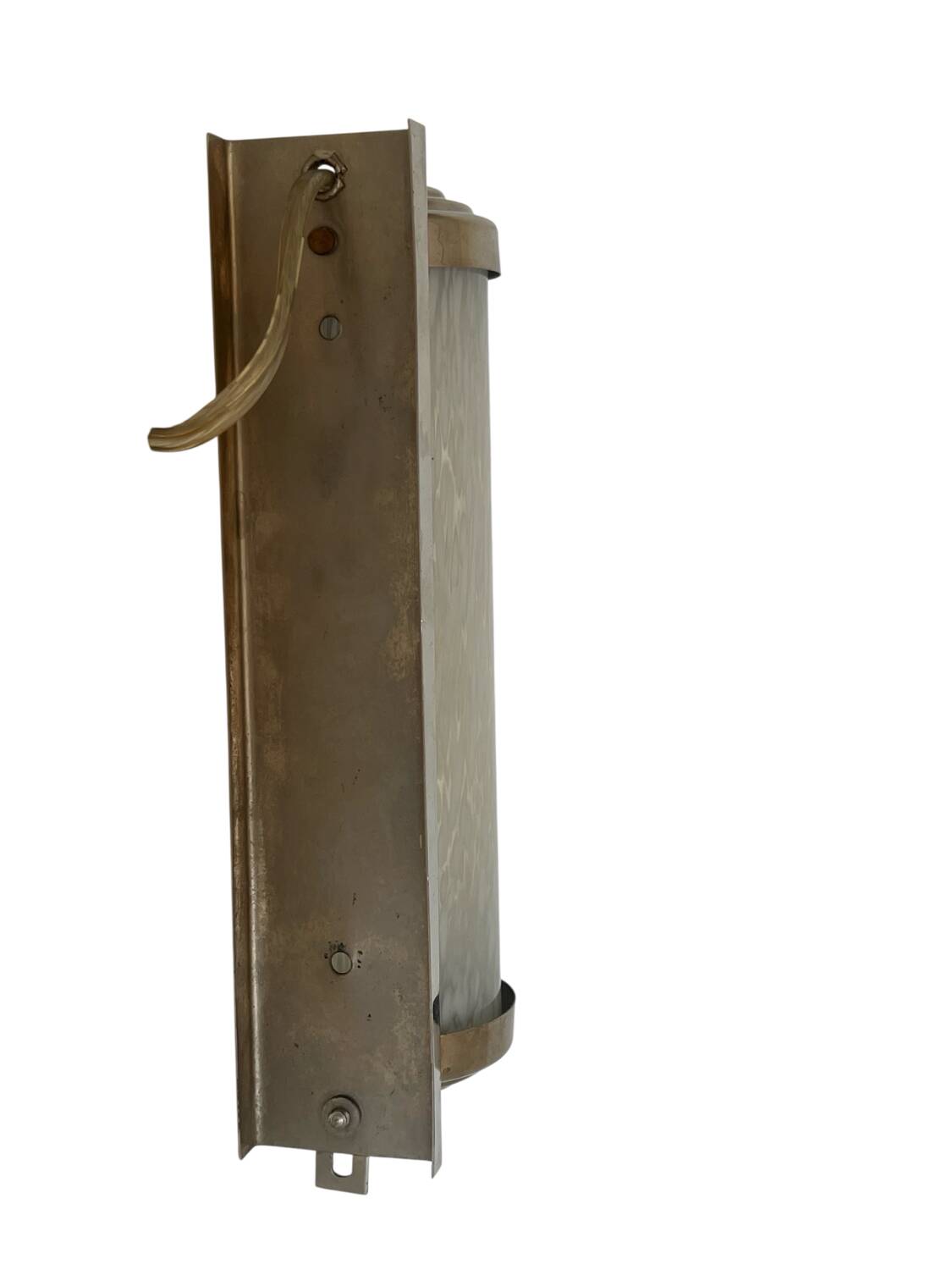 Vintage tubular glass wall light Clichy