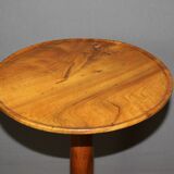 Empire walnut gueridon from the 19th century