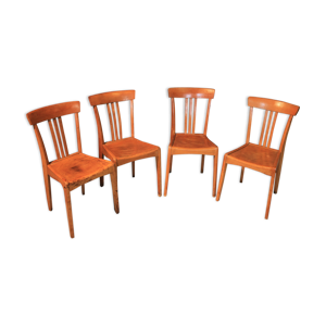 set de 4 chaises de bistrot