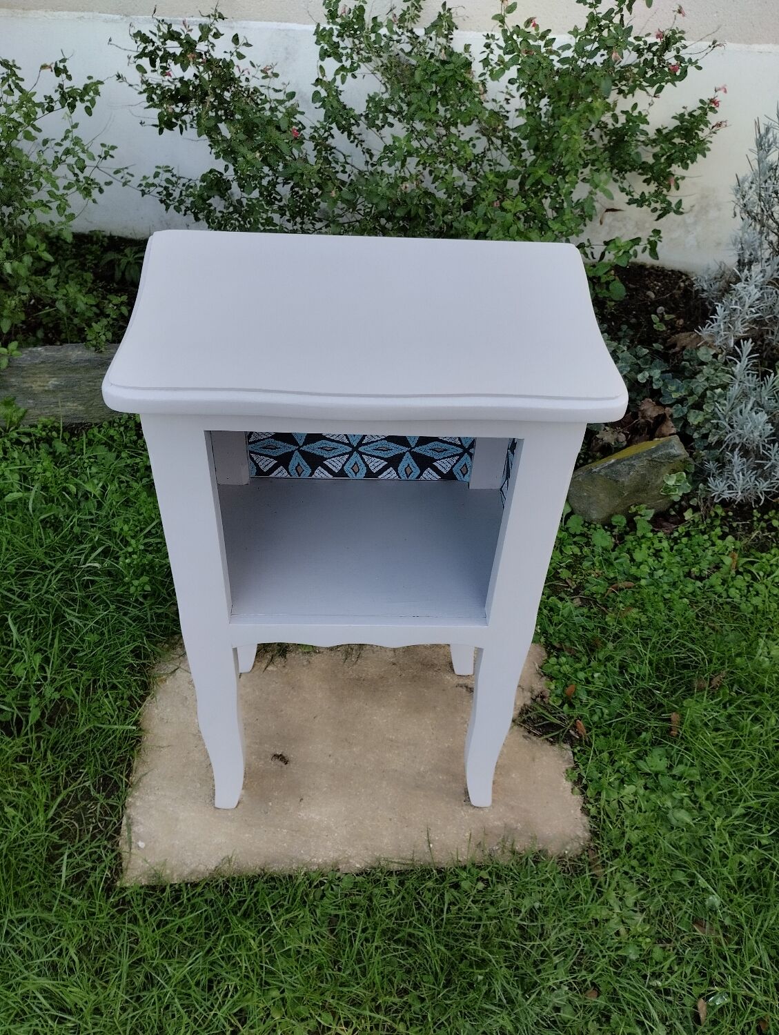Taupe grey bedside tables