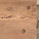 Brutalist table wood raw