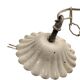 Vintage 1950s Italian Wrought Iron Floral Chandelier – Hand-Painted