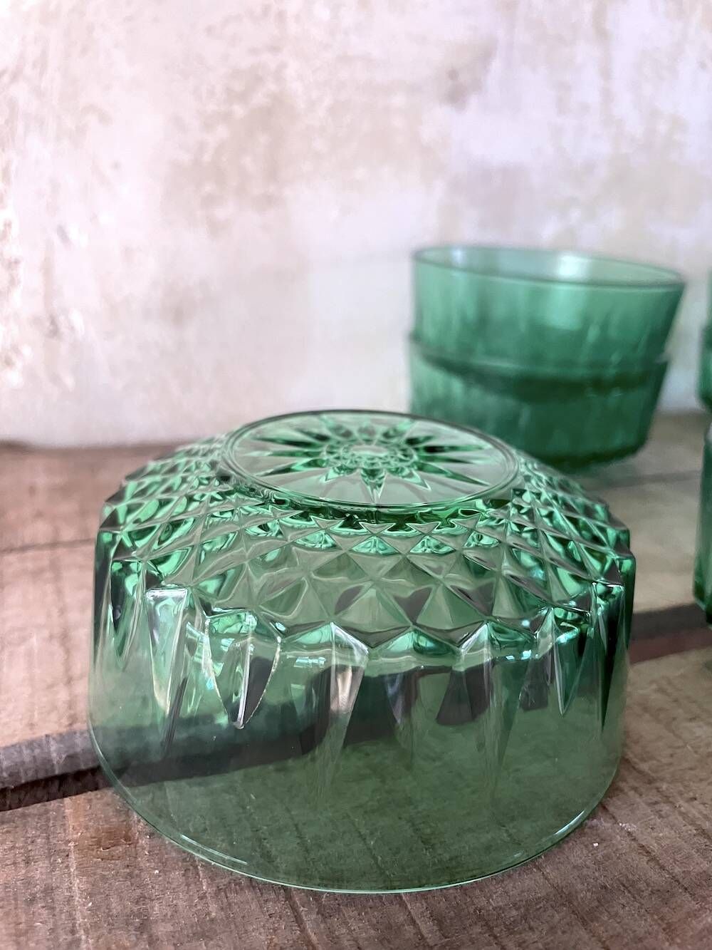 Lot De 10 Coupelles (Coupes à Dessert) Bleues Arcoroc - Occasion En Bon état - Thème Glaces