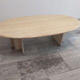Travertine Eclipse coffee table, 1970s