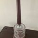 Scandinavian teak and glass lamp from the 60s