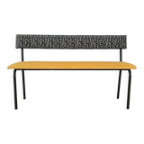 Vintage upholstered bench