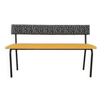 Vintage upholstered bench