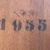 Art Deco buffet in raw and solid oak, 1935.