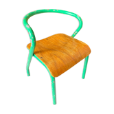 Chaise écolier enfant vintage Jacques Hitier